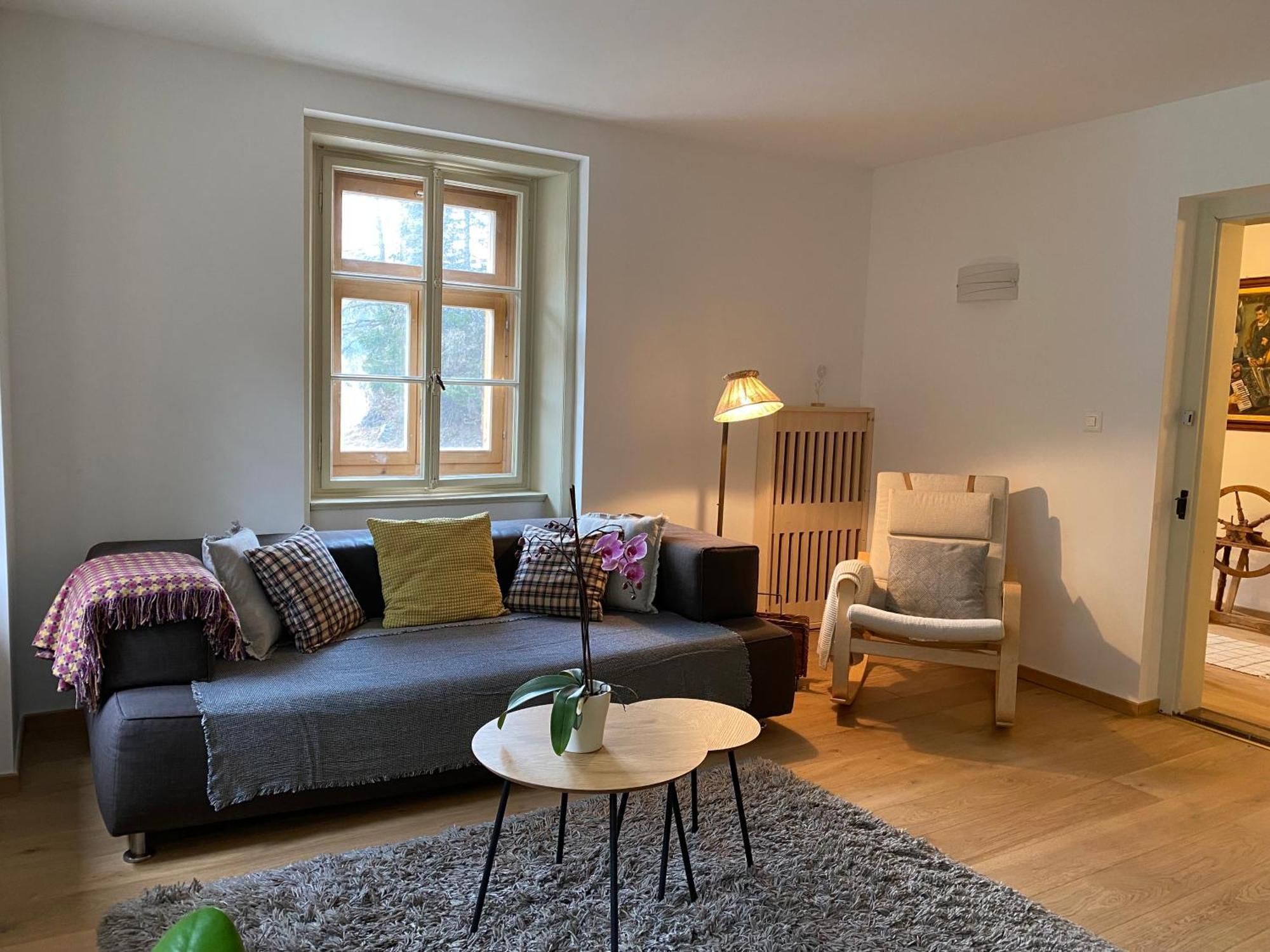 Haus La Punt, Savognin Daire Rona Oda fotoğraf